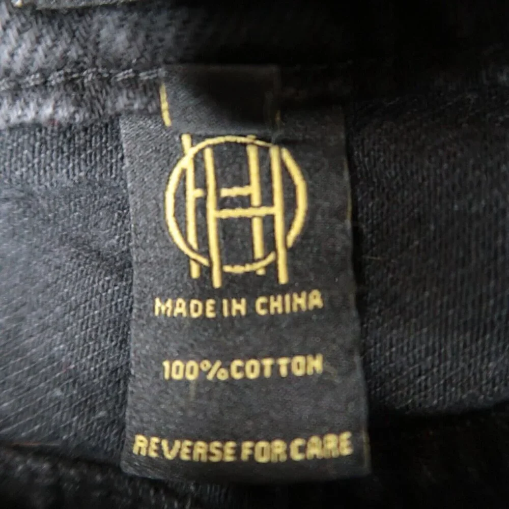 House Of Harlow 1960 Womens Denim Shorts Size 26 Black Cut Off Jean Button Fly